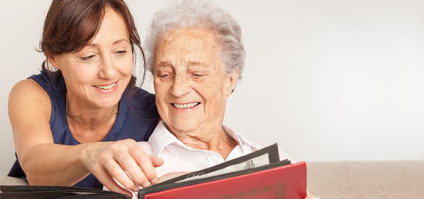 Two women reading