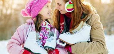 family ice skating